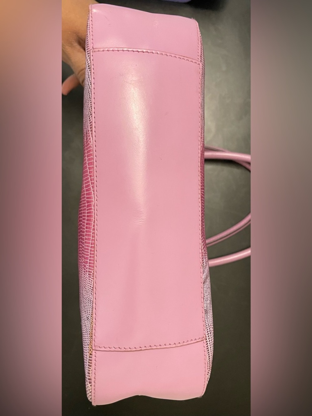 Pink Designer Women's Salvatore Ferragamo leather Bag - Picture 4 of 6
